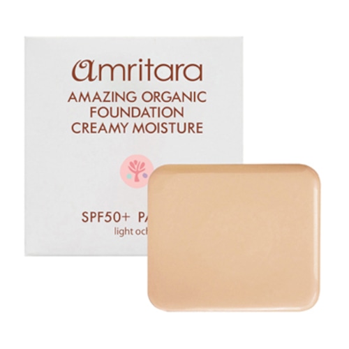 【Sランク】 amuritara アメージング オーガニックファンデーション クリーミーモイスチャー SPF50+ PA++++ レフィル10g