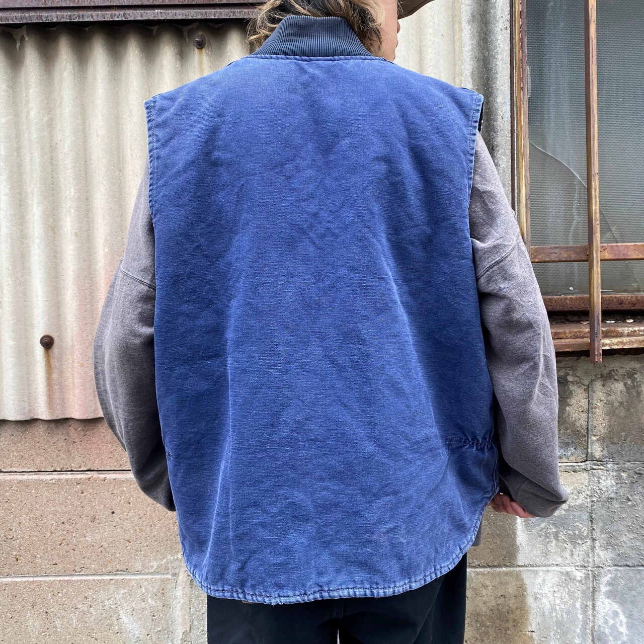 Carhartt カーハート 企業ロゴ刺繍 ダック地 ワークベスト メンズXL 