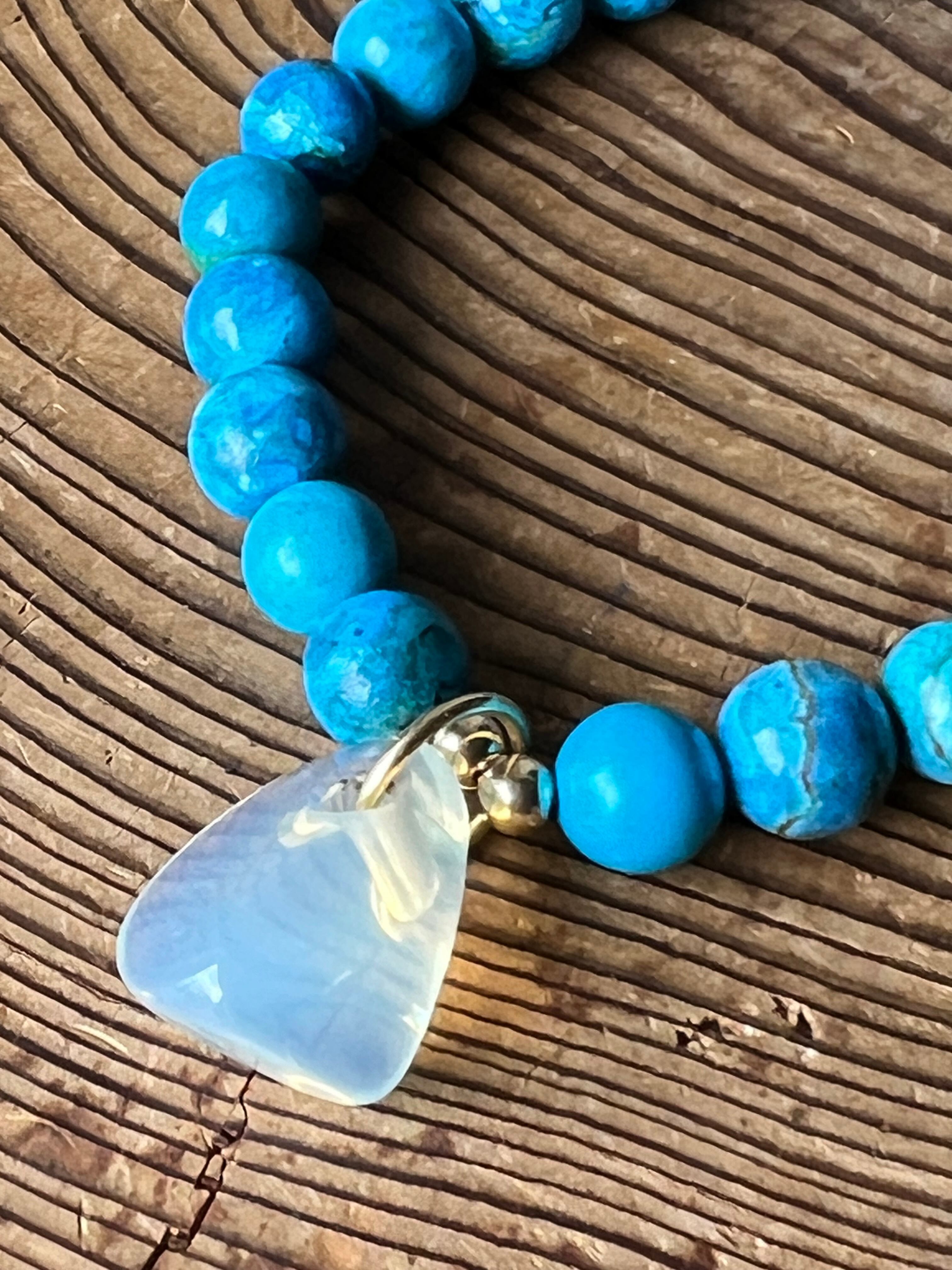 ブルーオパールブレス モンゴル産 | amenti crystal