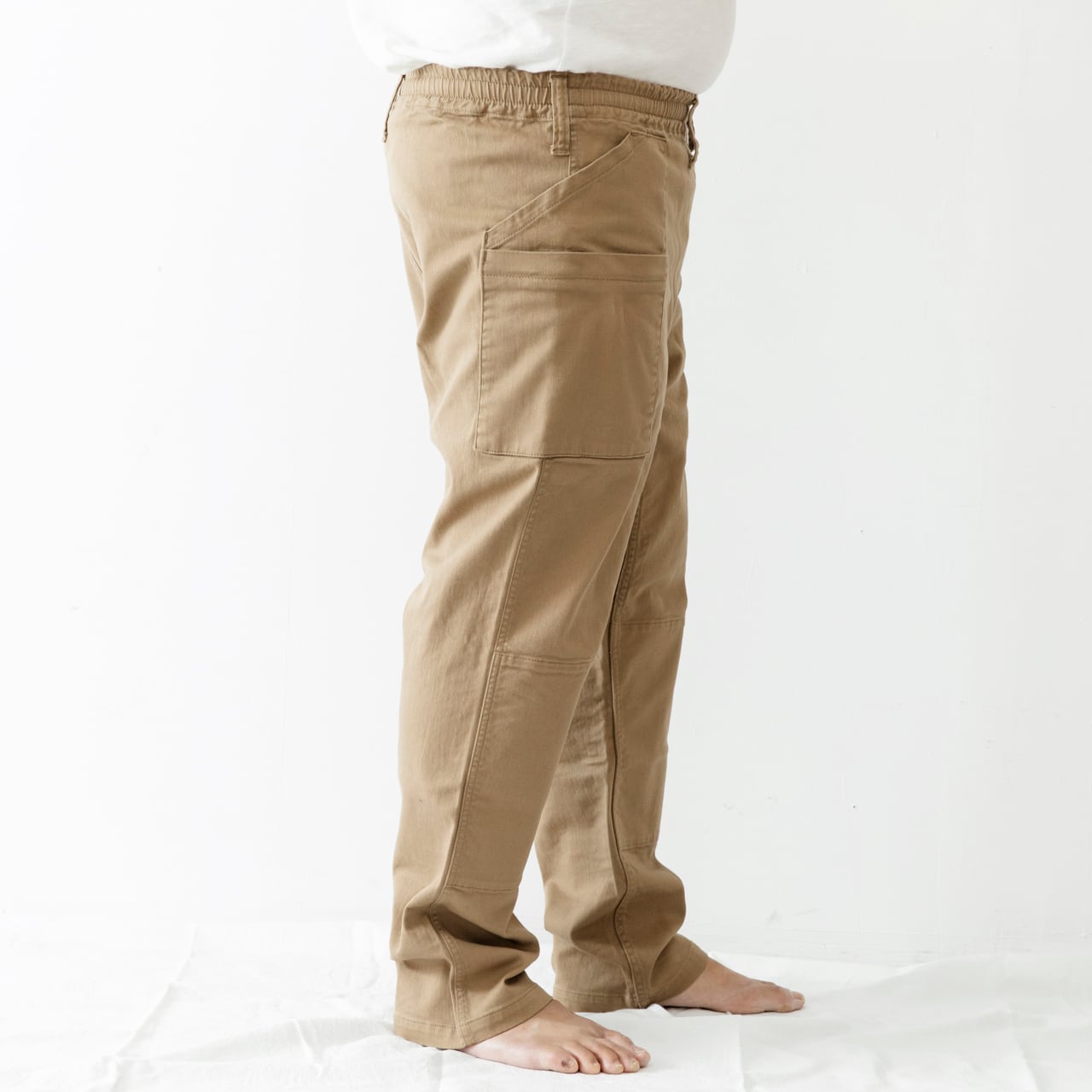 PT-53 作業もんぺ ひらく 伸縮綾織 木枯茶 | SAGYO - 風景をつくって