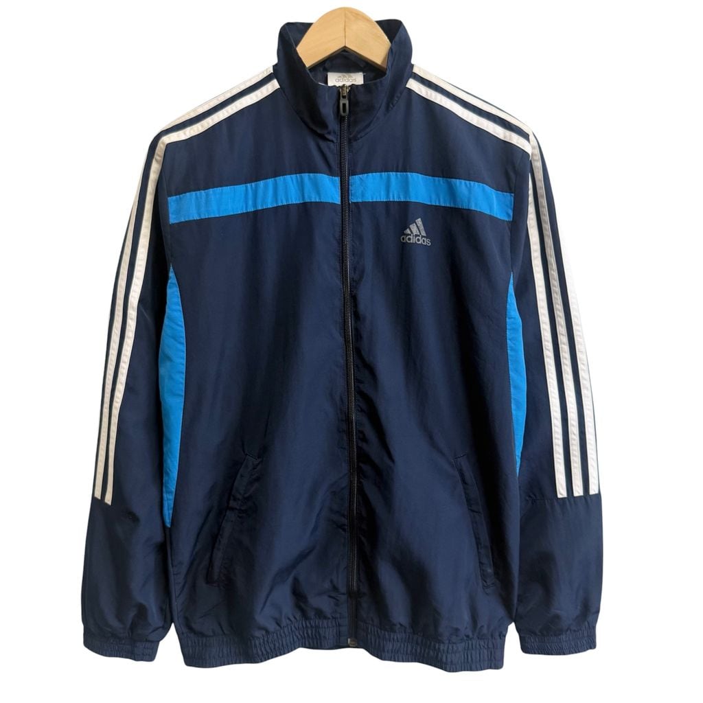 adidas アディダス トラックジャケット ジャージ ロゴプリント 裏地