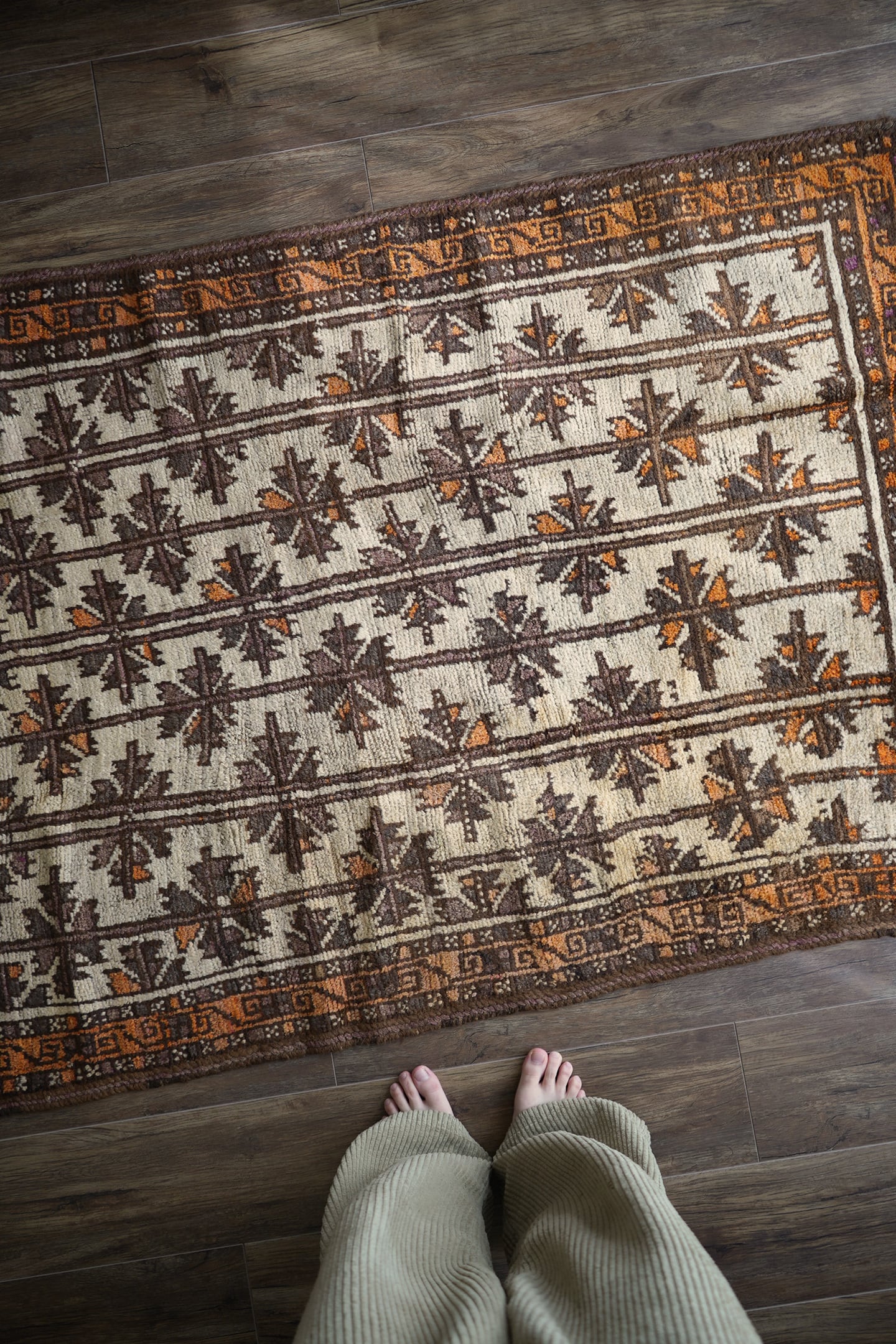 ラグ・カーペット shiraz qashqai rug 376】Semi Antique Persian Shiraz Qashqai rug 1940's | ヴィンテージ