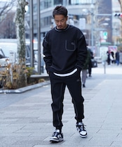 【#Re:room】HEAVY WAFFLE JOG PANTS［REP237］