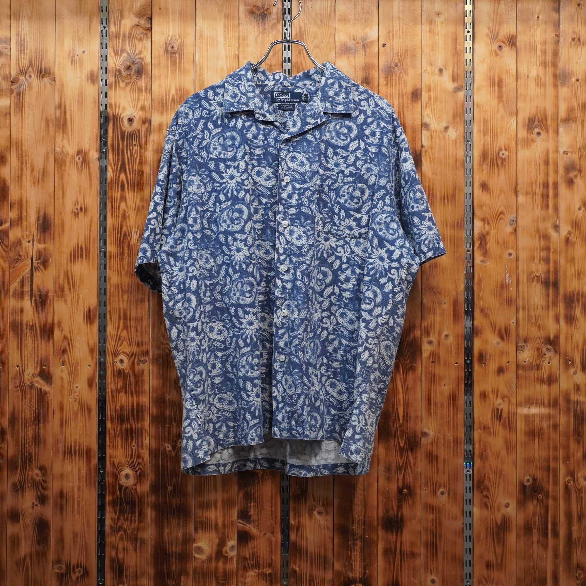 ralphlauren caldwell 開襟シャツ オープンカラーシャツ L/ラルフローレン