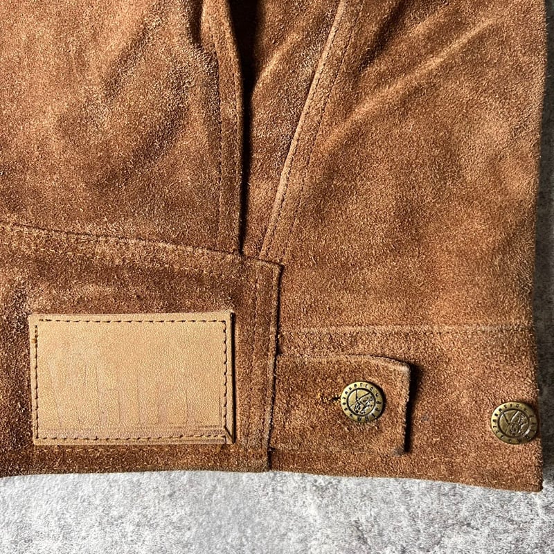 80s WHIPP 本革 スエード レザー トラッカー ジャケット M / 80年代