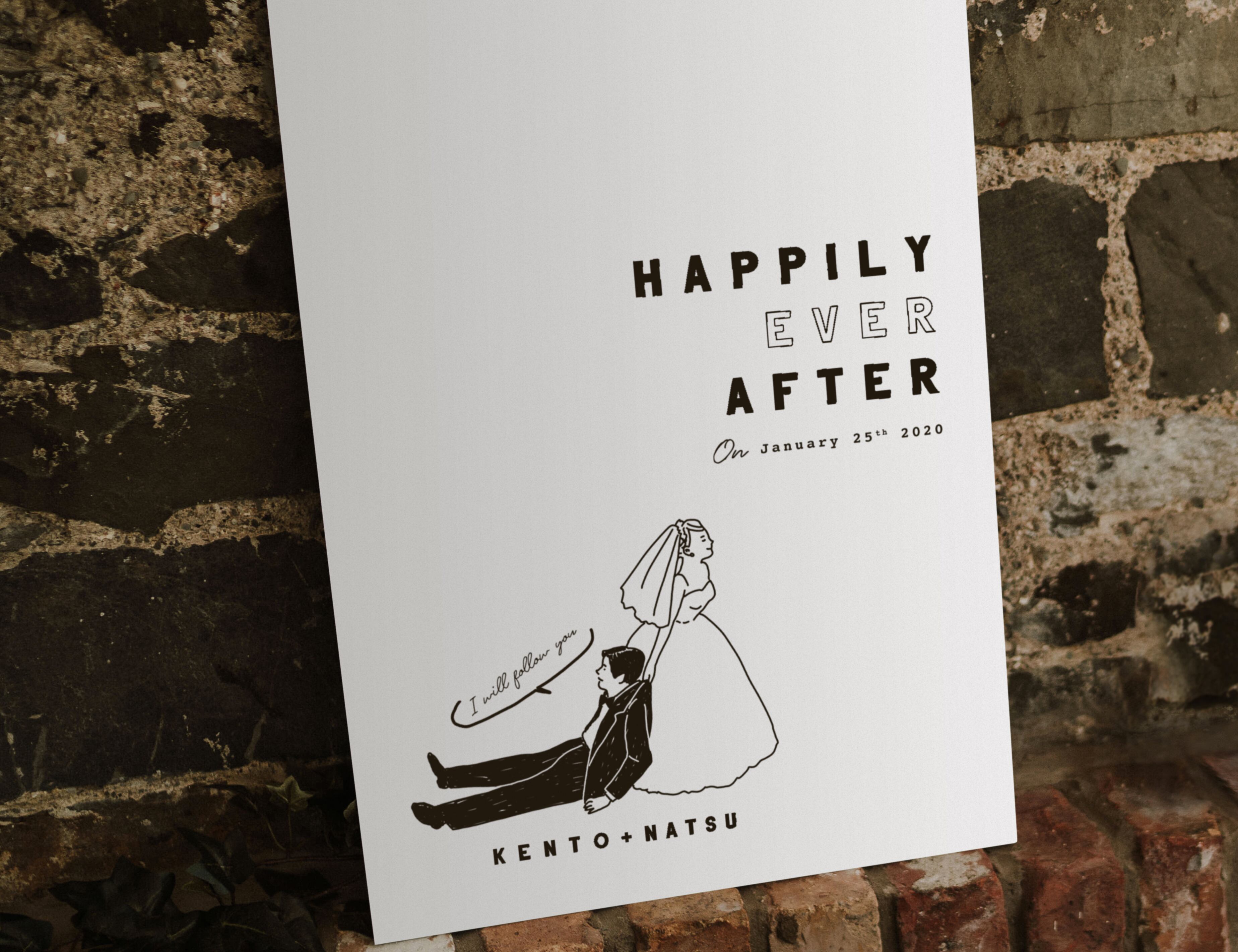 Bride&Groom 2> ウェルカムボード | DIY store PBW