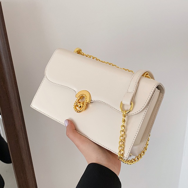 サマーチェーン 夏物 スクウェア ハンドバッグ メッセンジャーバッグ 手作りハンドバック81878530972