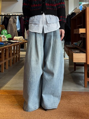 【26SS】Feng Chen Wang フェンチェンワン / 2 In 1 Deconstructed denim trousers