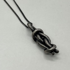 メゾンマルタンマルジェラ ノットモチーフ ネックレス 真鍮 希少 ねじれ