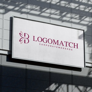 優雅に咲くBのロゴ