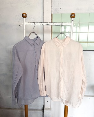 【ARMEN WOMEN】GAUZE REG.SHIRT