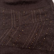 慈雨 ジウ Senso unico センソユニコ イージー タイト ロング スカート サイズ 40 /ダークブラウン/日本製