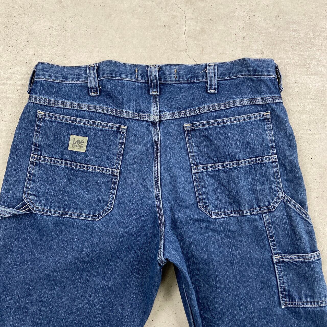 Lee DUNGAREES リー デニムペインターパンツ メンズW38 古着 ワーク