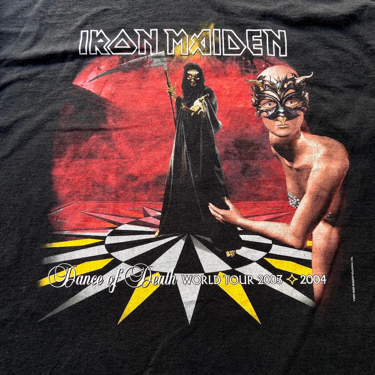 90s iron maiden 総柄　tシャツ バンドtシャツ ヴィンテージ