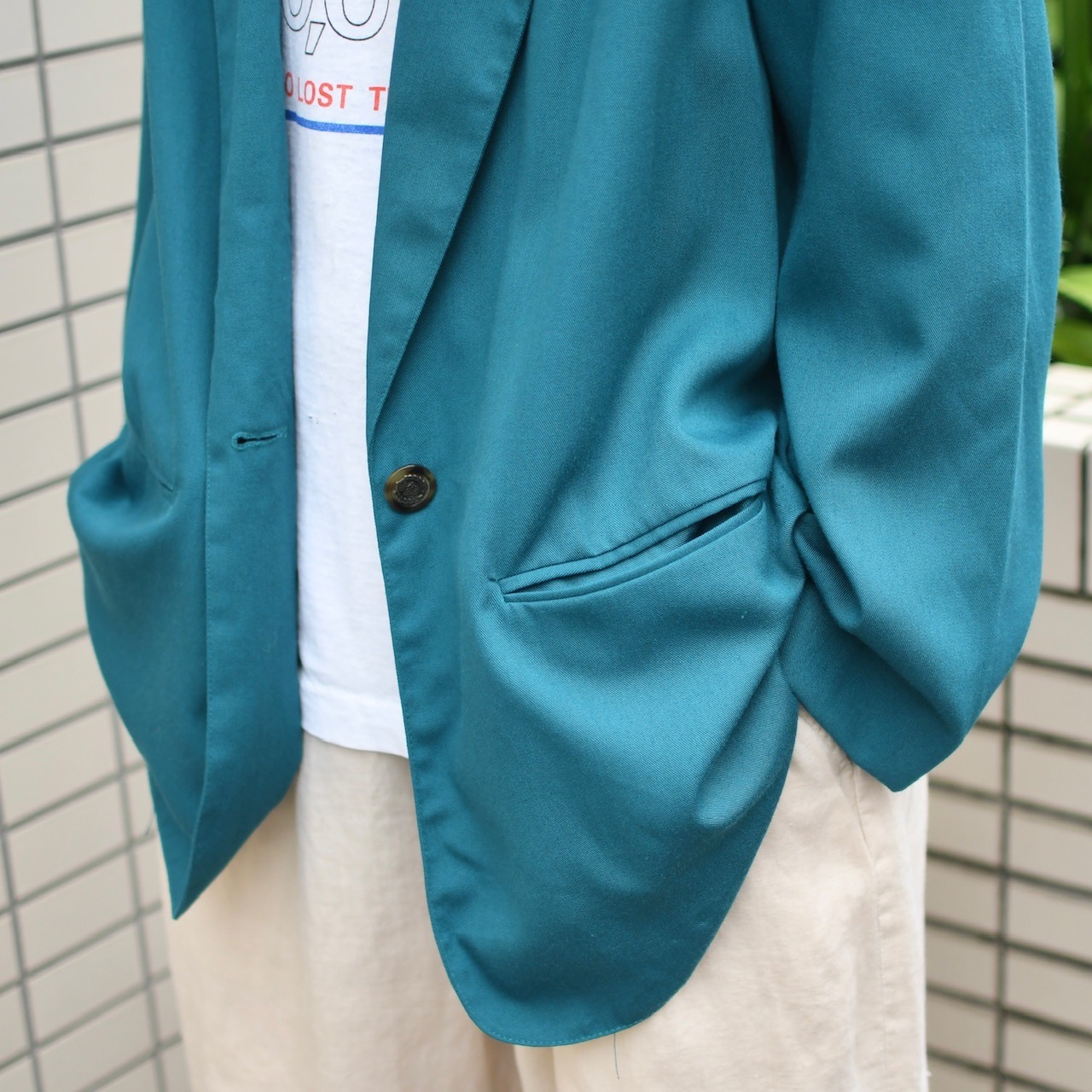 SAG HARBOR rayon blend easy tailored jacket