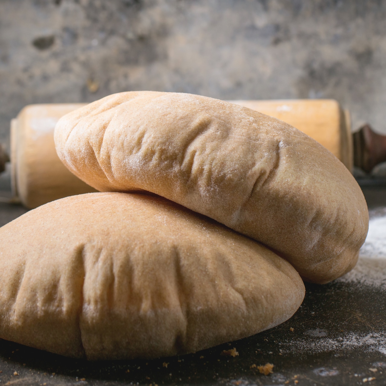 ピタザグレート 手作り ピタパン 2枚入 【冷凍】ビーガン 無添加 ピタブレッド ピタポケット PITA THE GREAT Pita Bread Normal size ×2 pc (4袋)