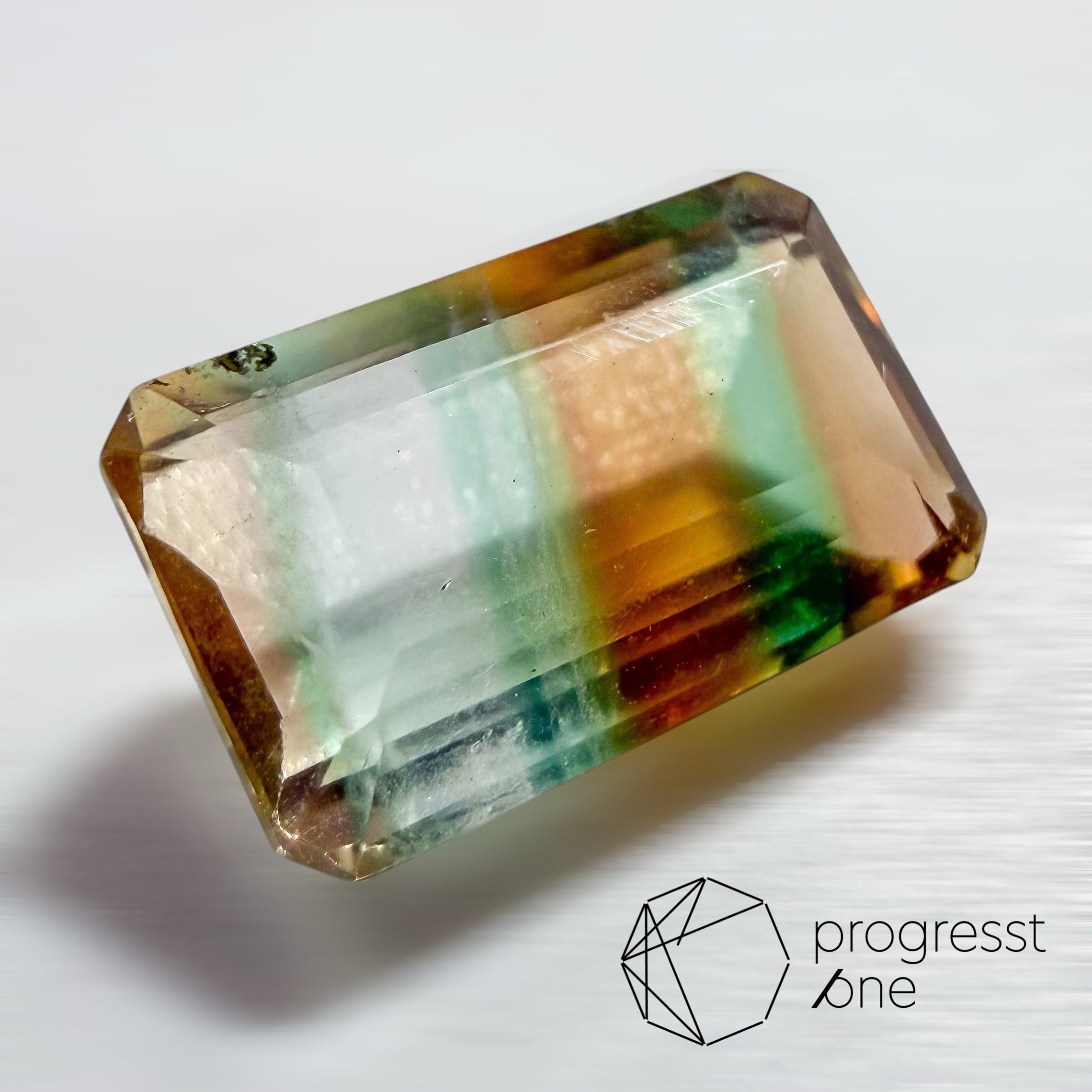 レインボー入り グリーン フローライト レインボーフローライト5.00ct | progresstone