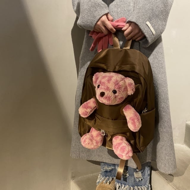 テディベア?　くまのぬいぐるみ　ぬいぐるみ　ぬいぐるみリュック ぬいぐるみバックパック 合皮ぬいぐるみ テディベア ぬいぐるみ