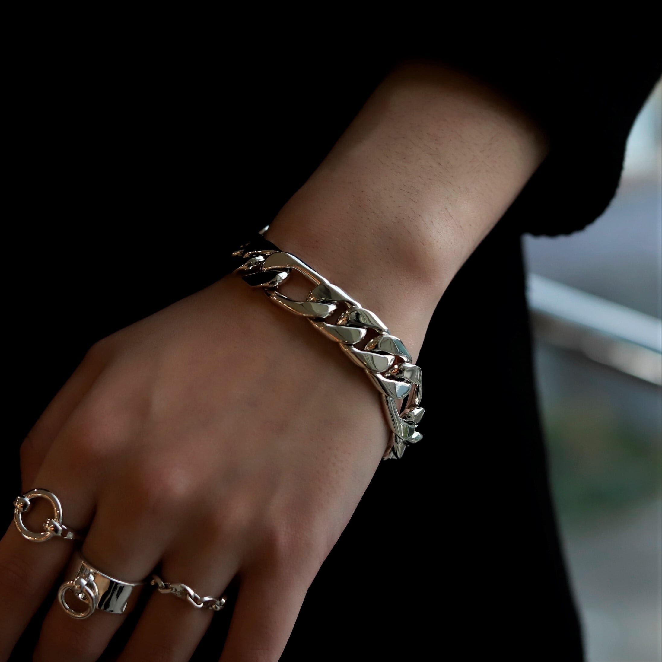 XOLO JEWELRY ショロジュエリー： Figaro Link Bracelet 21cm ...