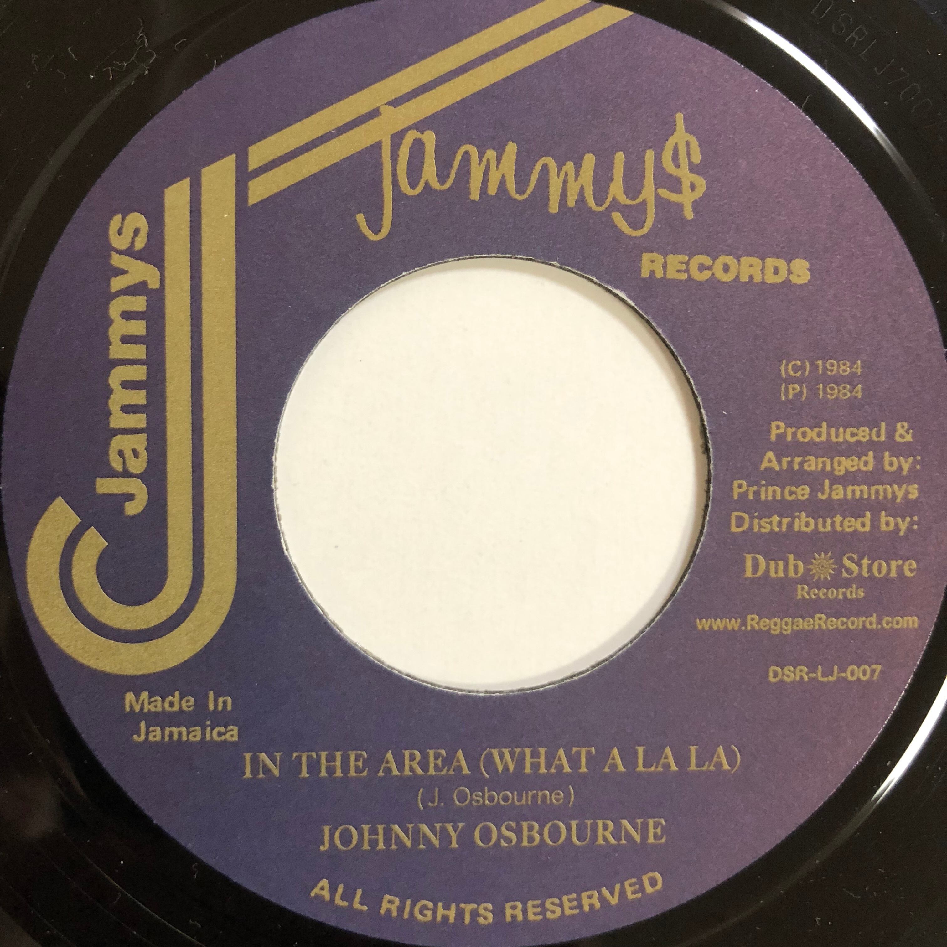 Johnny Osbourne（ジョニーオズボーン） - In The Area (What A La La)【7-20139】