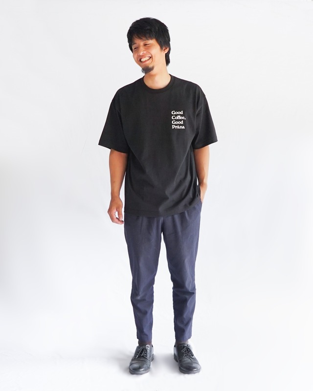 アナハタT-shirt　黒・白（size S or M）※モデル着用サイズ M