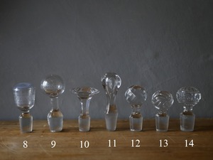 no.3  (8~14) BOUCHON  ガラスの蓋 ブロカント アンティークのある暮らし