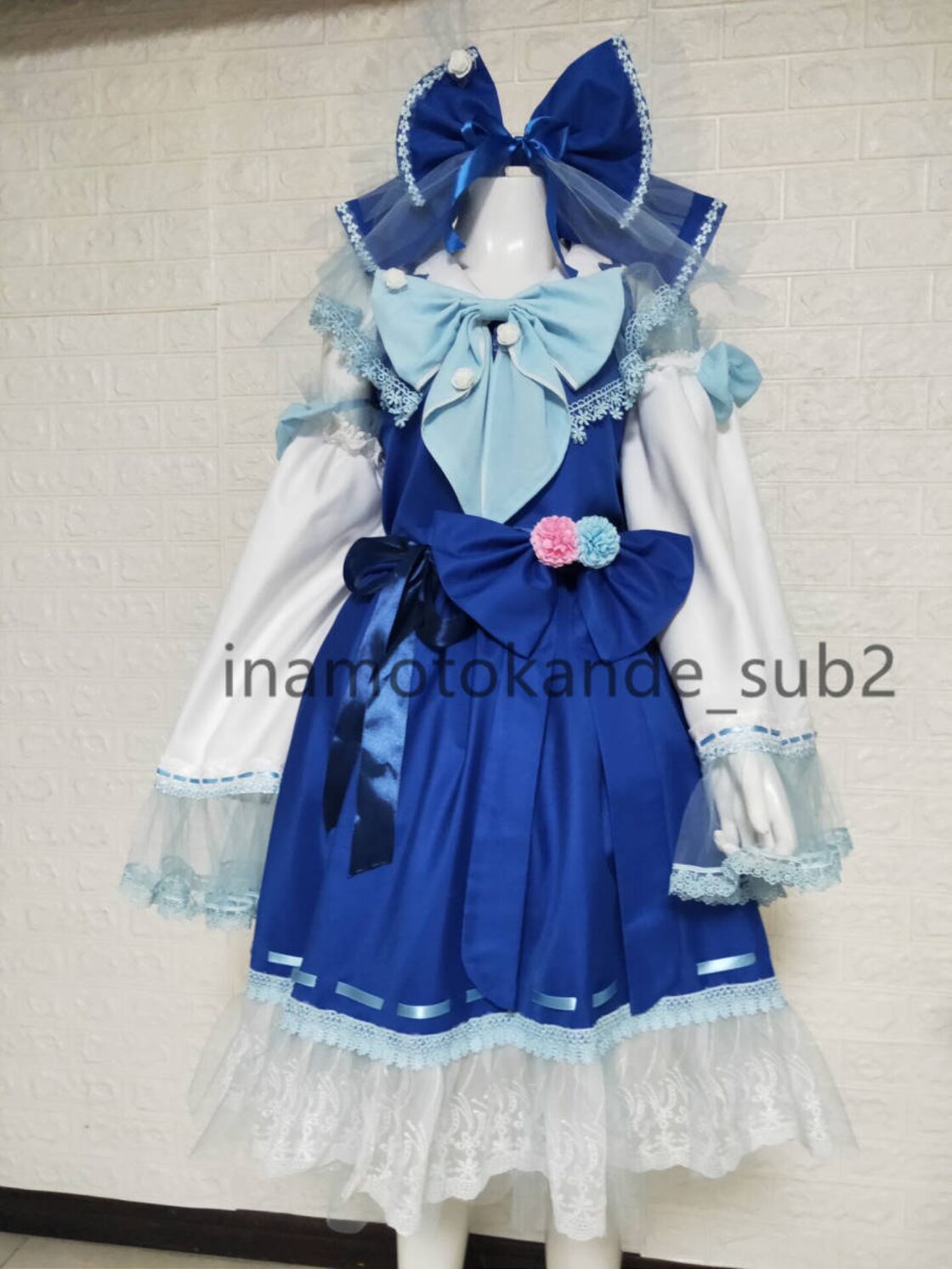 東方Project 博麗霊夢 青霊夢 コスプレ衣装 全セット | Pay ID 