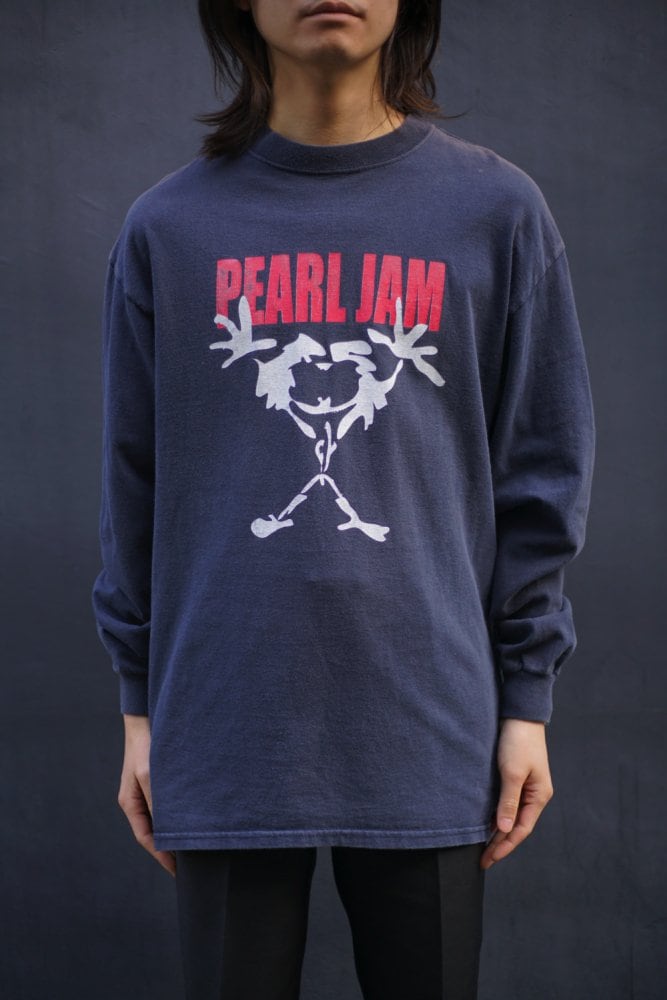 PEARL JAM] Vintage L/S World Tour T-shirt [2000s] The World Tour T