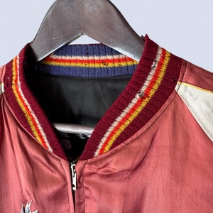 50's SOUVENIR JACKET DRAGON × JAPAN MAP