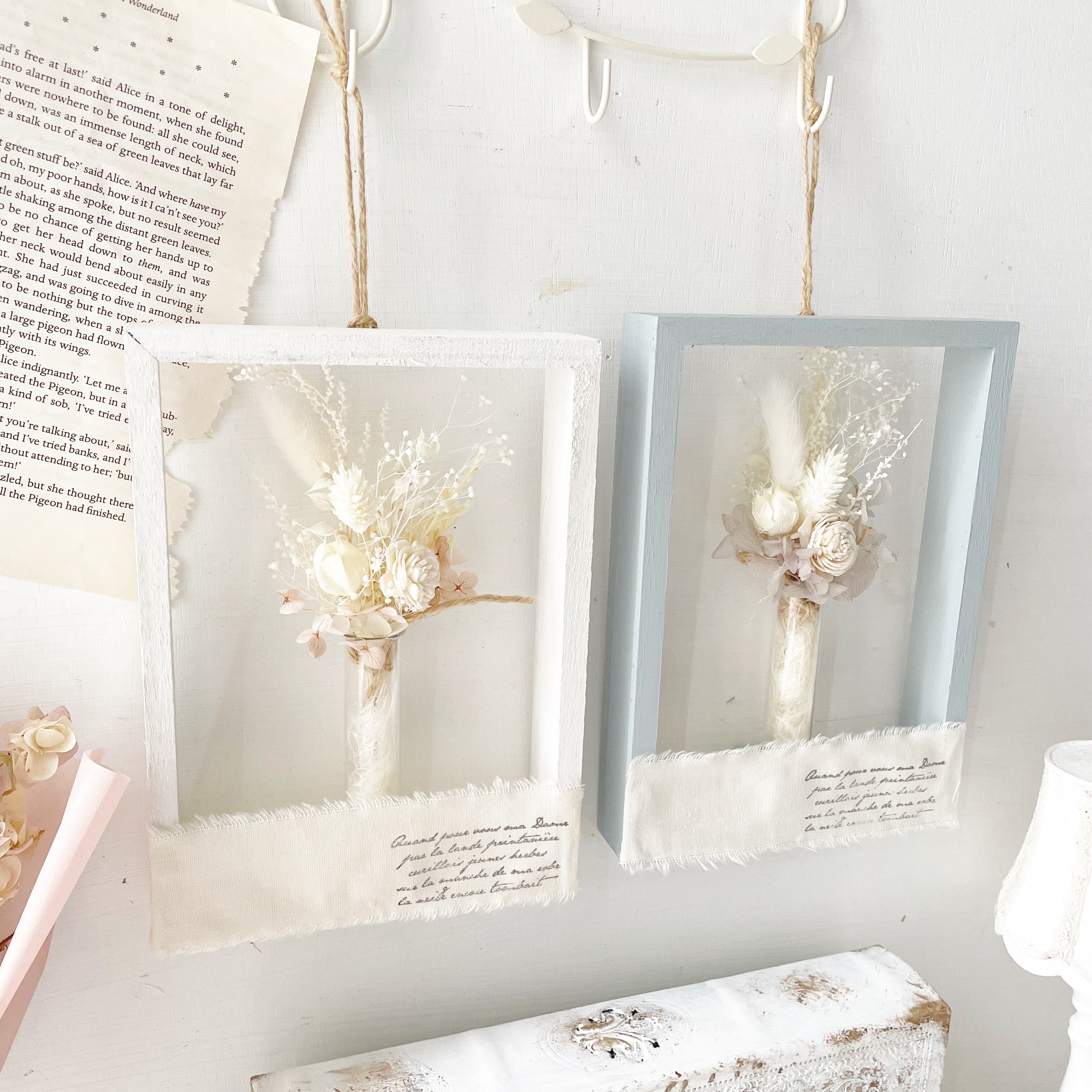 かすみ草とユーカリのリース | Flower Rabbit