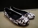 美品★BALENCIAGA バレンシアガ ハラコ素材 レオパード フラット パンプス バレエシューズ 36★ 毛足長めのハラコとスタッズのハーモニー♪