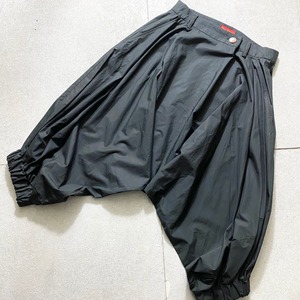 VIVIENNE WESTWOOD RED LABEL black cotton sarrouel pants