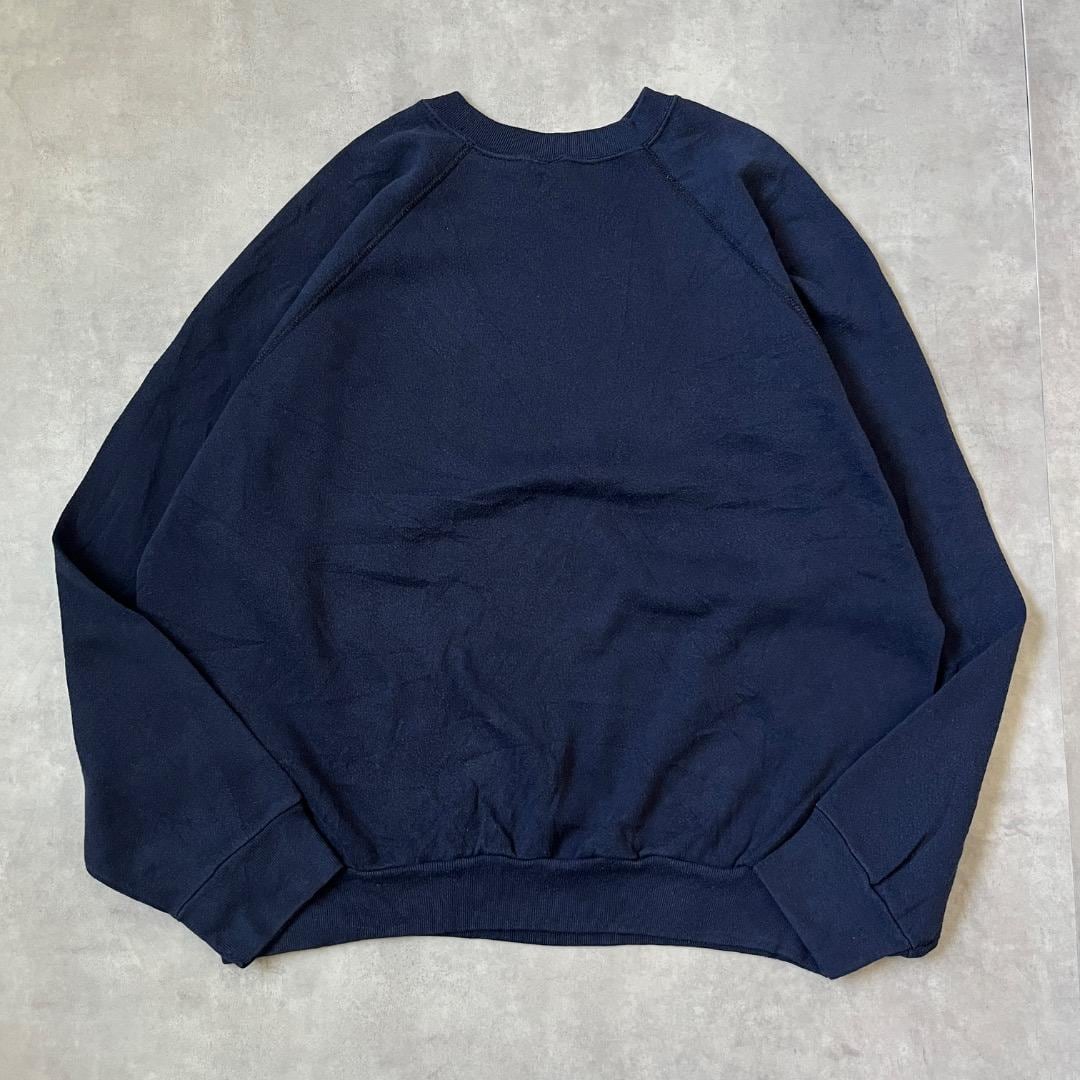 タルテックス スウェット ラグラン USA 90s 無地 XL 紺 17112