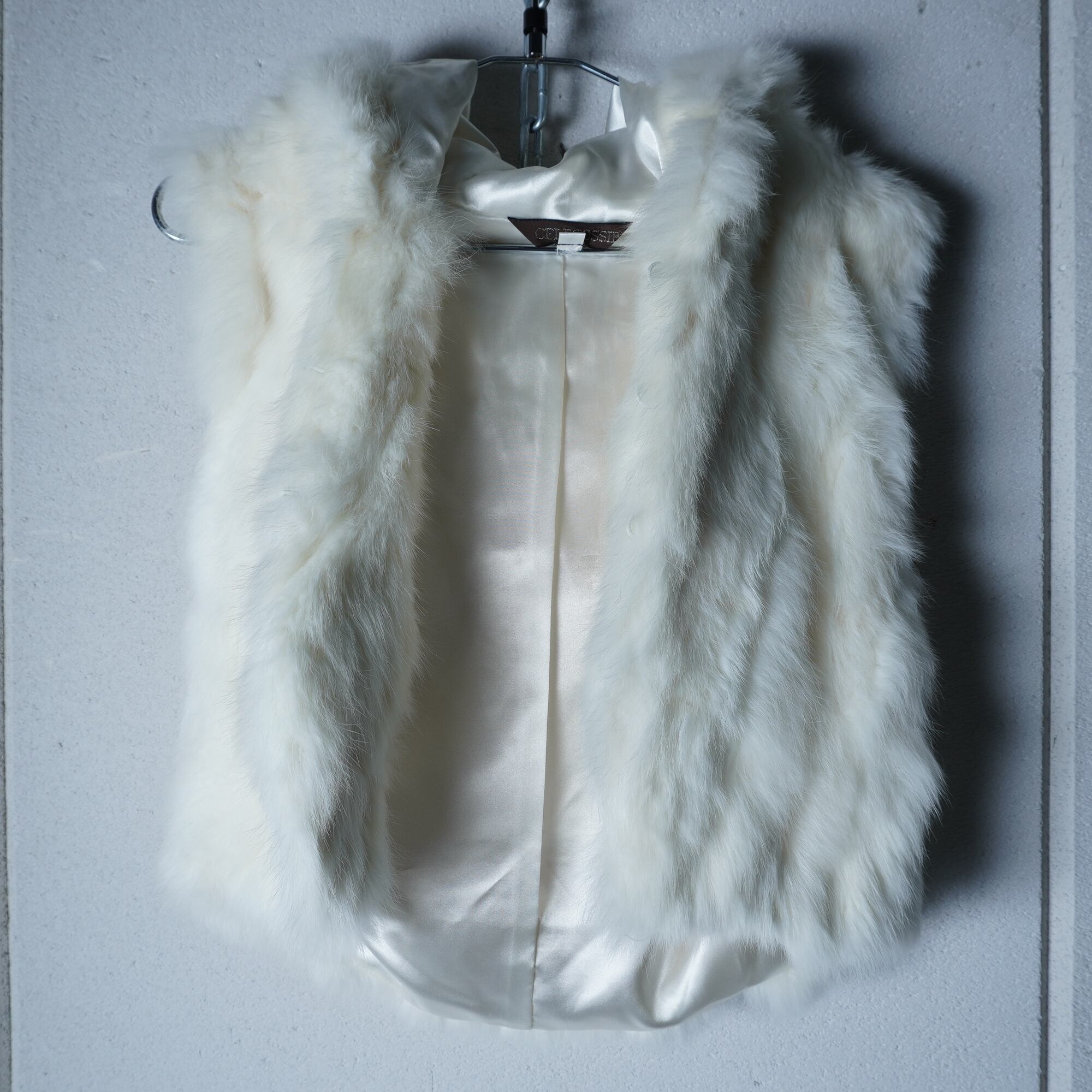 ラビットファーフードベスト | MIXHIVE