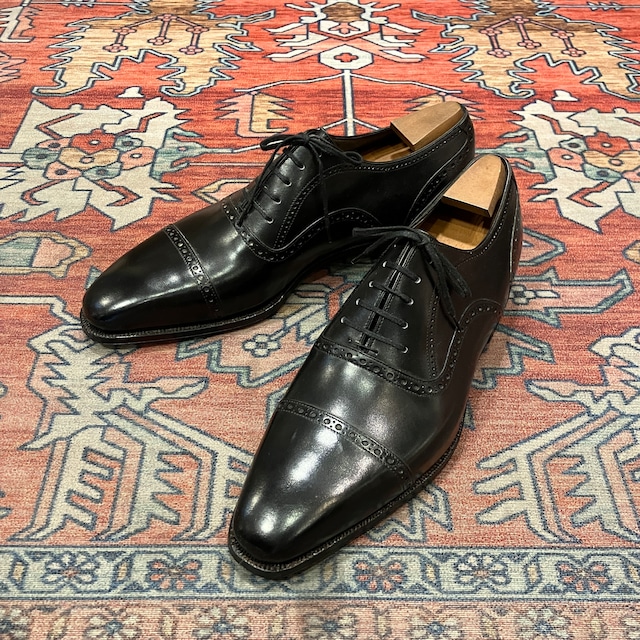 "未使用品" Corthay "BUSY" QUARTER BROGUE SHOES《8 1/2》