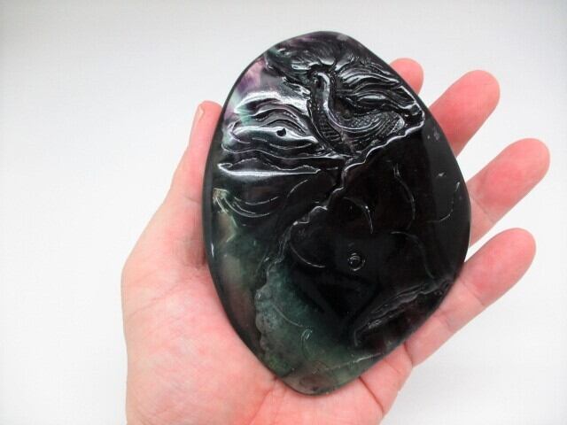 レア品　フローライト龍