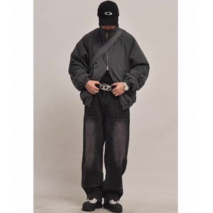 Vintage wash straight fit jeans 1226