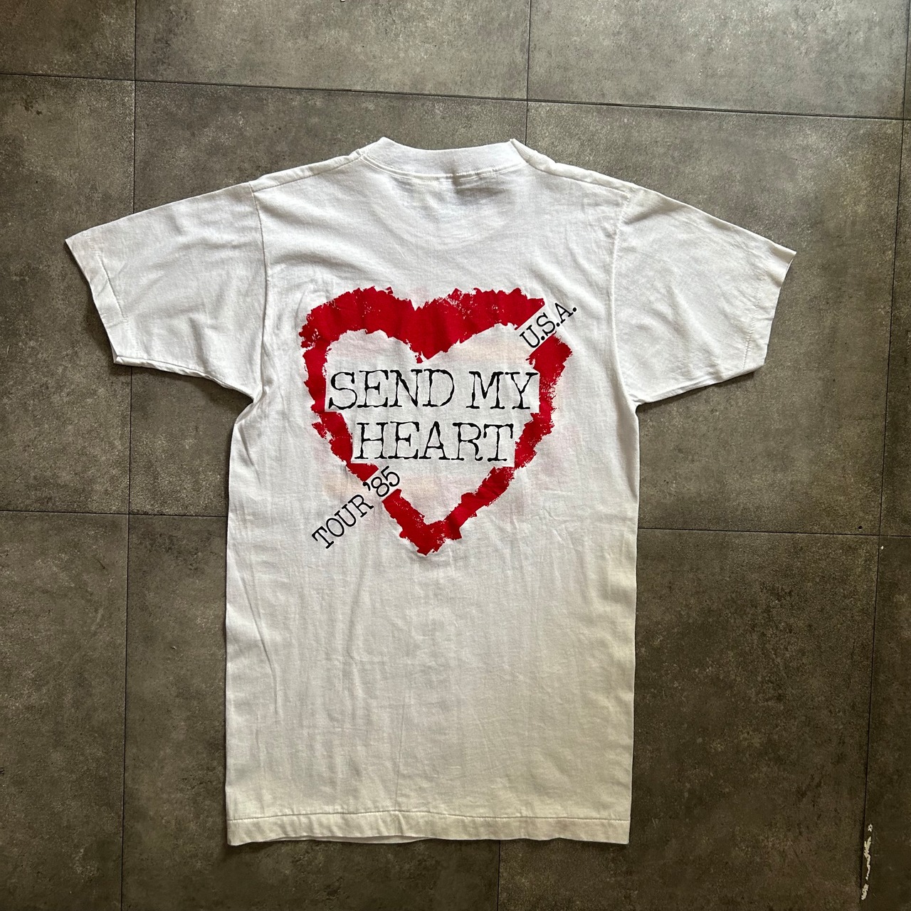 80s スクリーンスターズ バンドtシャツ USA製 L ホワイト | 東京準備室