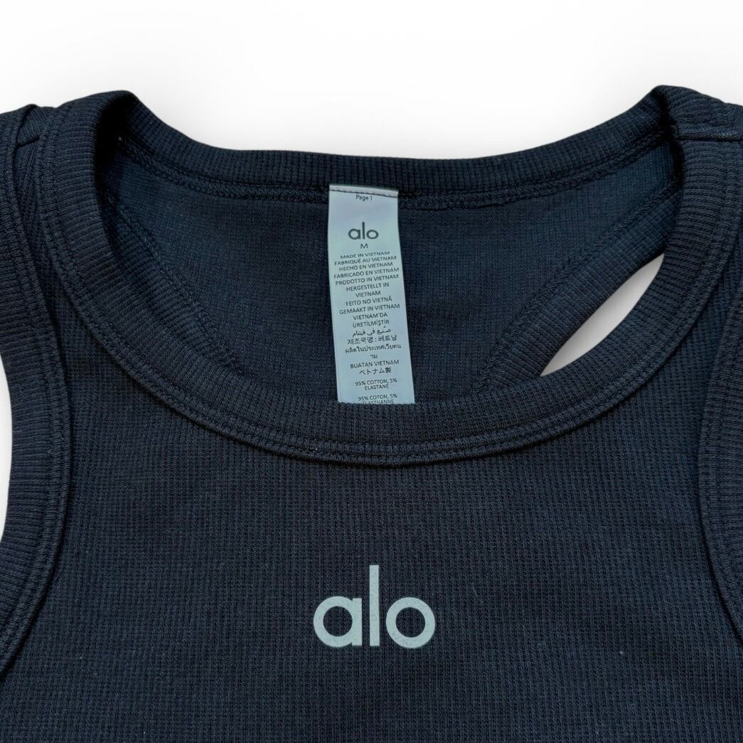 alo】【Aspire Tank】アロー アスパイアタンクトップ 黒 black 白