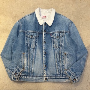 1980s LEVI'S DENIM BOA JACKET USA 50R