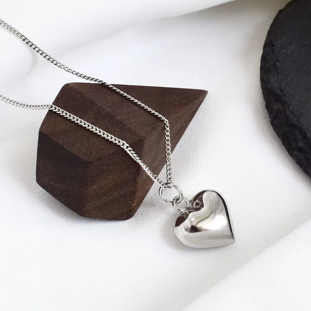 AREUM ネックレス ハートチャーム スジ 着用モチーフ 可愛い