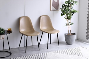 【単品】Jolly 一人掛けダイニングチェア(PVCレザー)