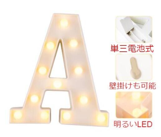 マーキーライト アルファベット イニシャル ローマ字 ライト Si005 Welde