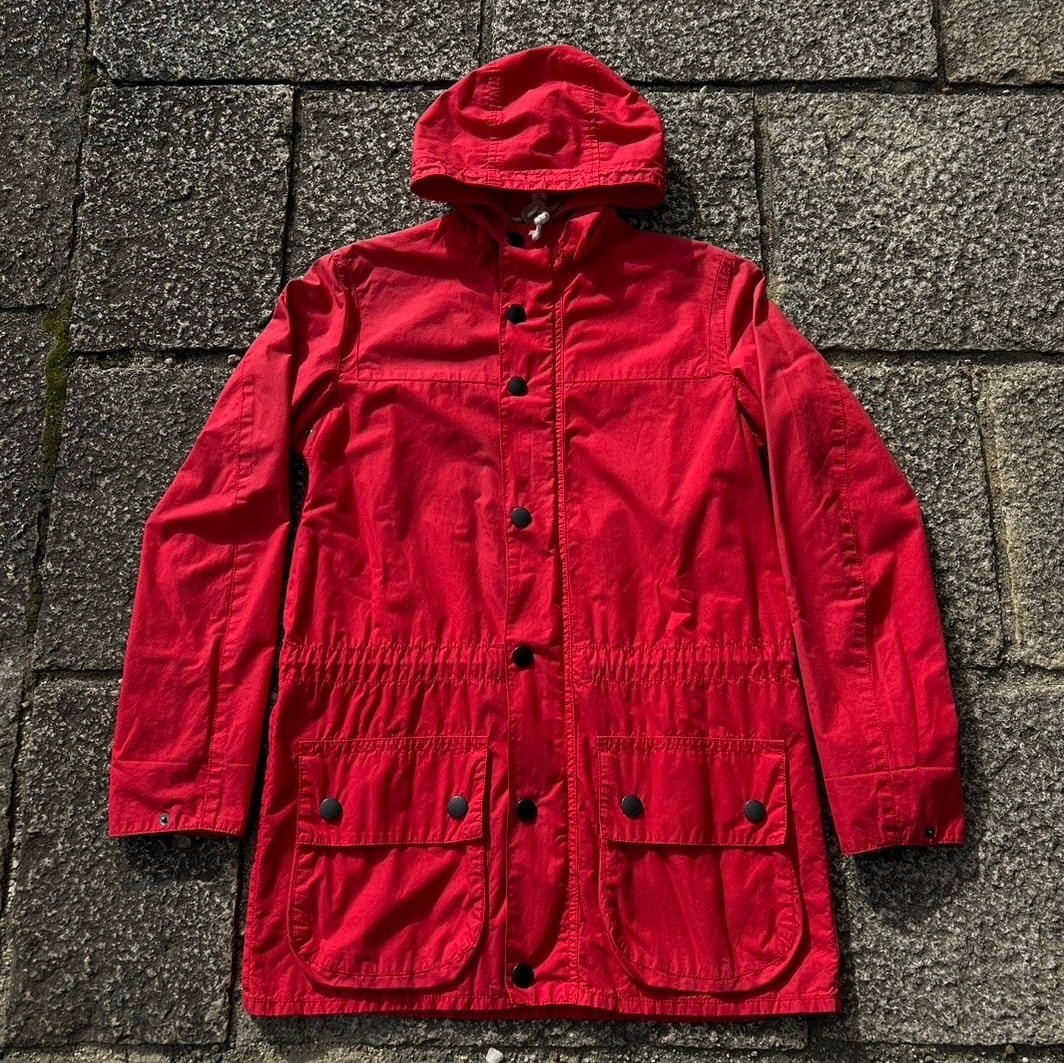 BARBOUR】灯台復刻タグ マウンテンパーカー フード付き ウエスト絞り