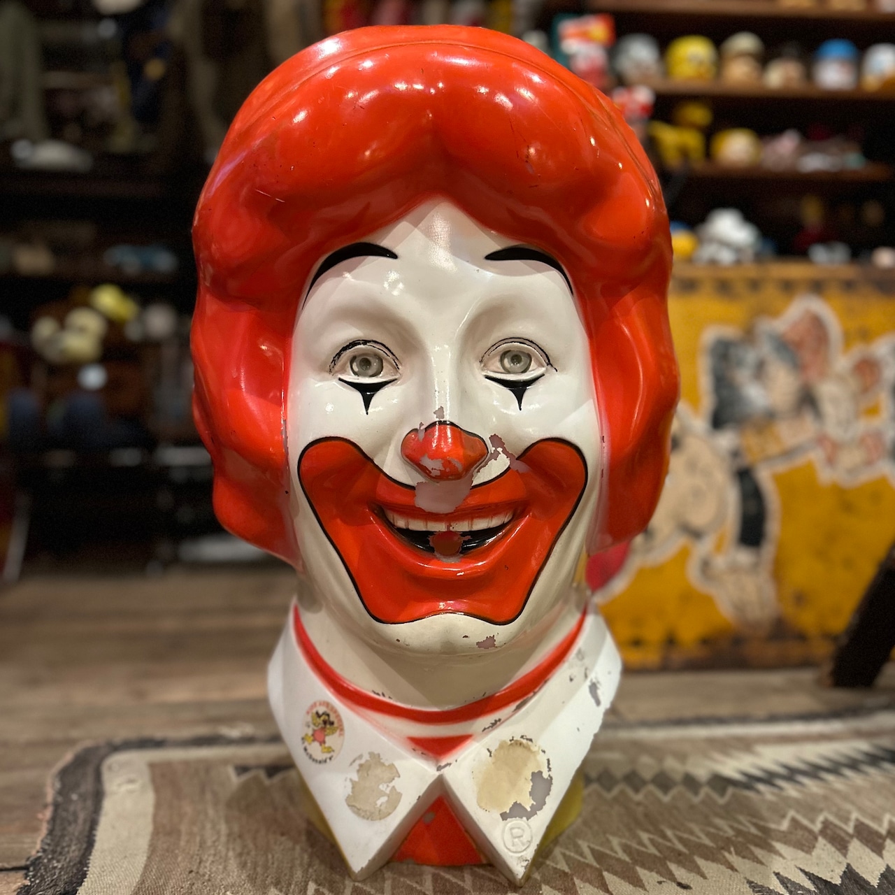 1977 McDonald’s RONALD McDONALD BALLOON HEAD バルーンヘッド ヴィンテージ 店頭ディスプレイ