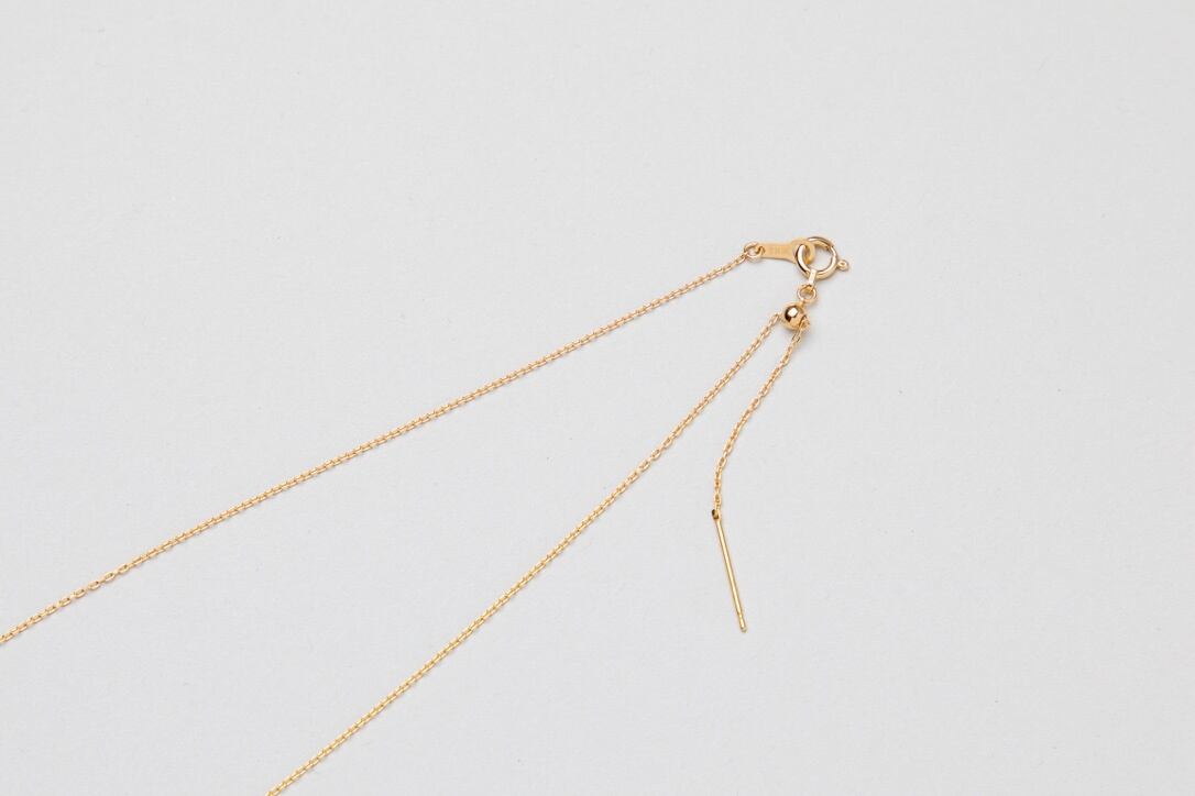 Himalayan Crystal Necklace 18K Yellow Gold Chain Additional TSUKIHOSHIHI