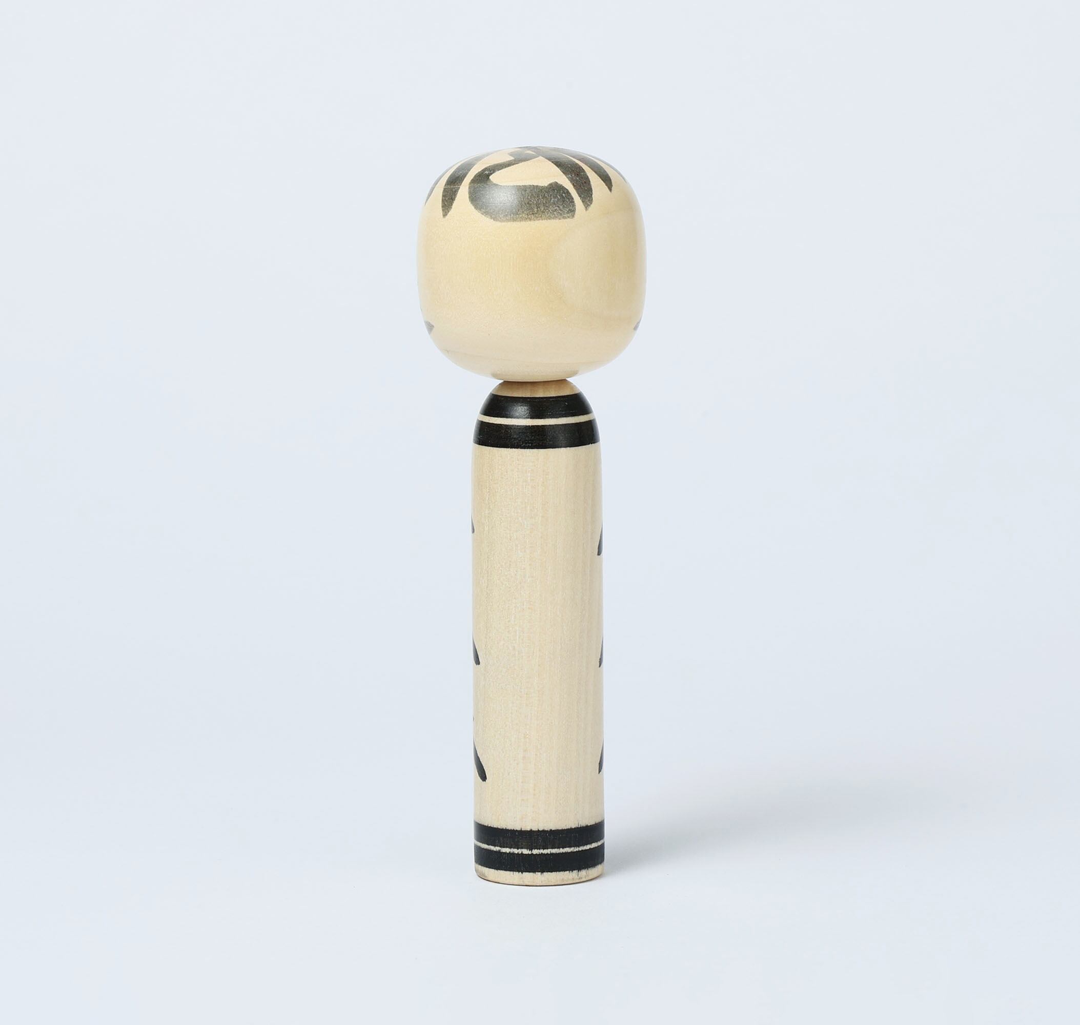 墨絵こけし Sumie-black and white kokeshi do | 小笠原義雄工人