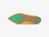 pointed-DOILY / YELLOW