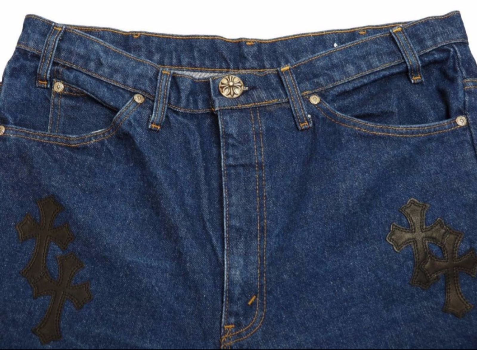 CHROME HEARTS クロムハーツ リーバイス 517 クロスパッチ デニム 