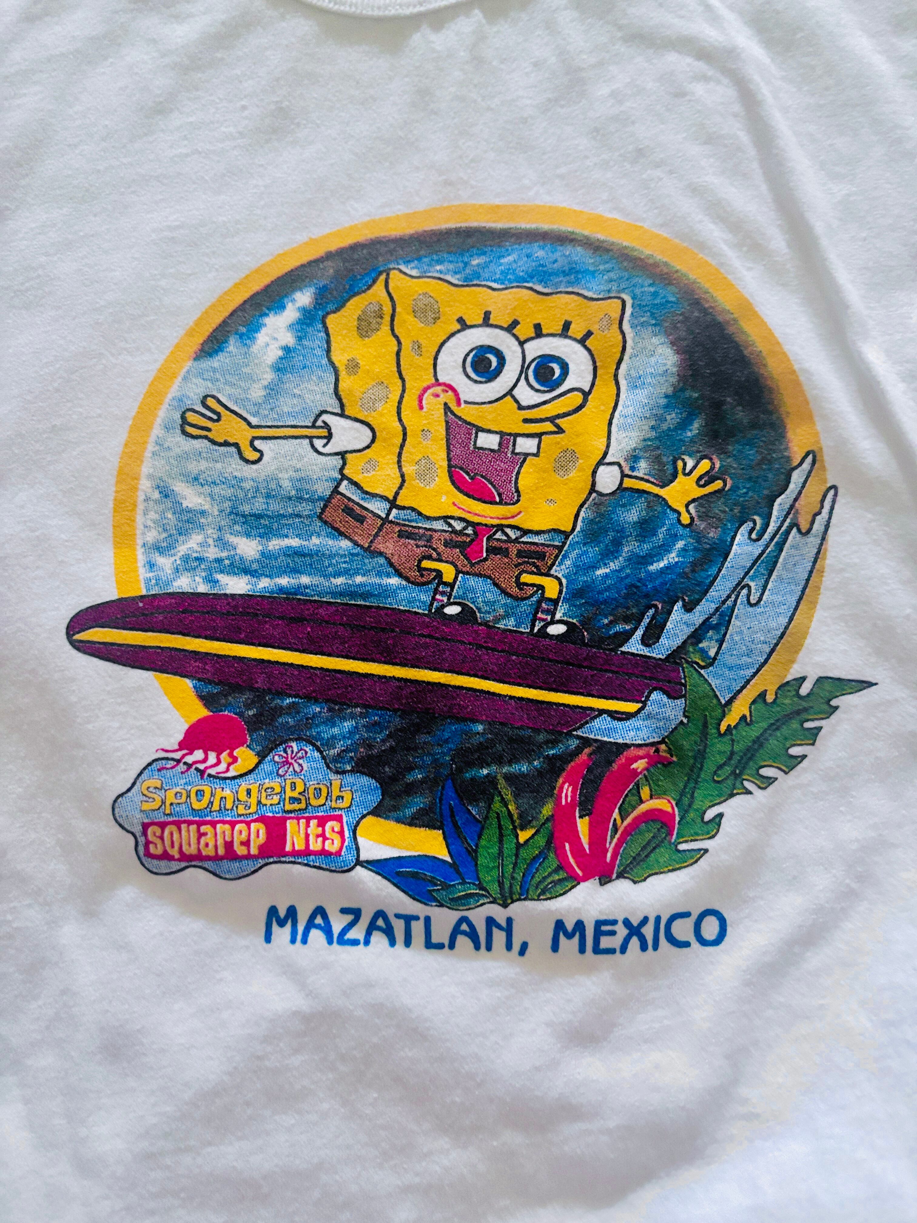 【kids vintage】 sponge BOB T-sh. about 7-8y